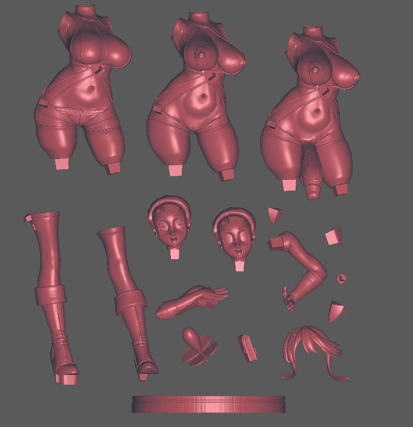 1280 Skyla Pokemon Trainer - STL 3D Print File