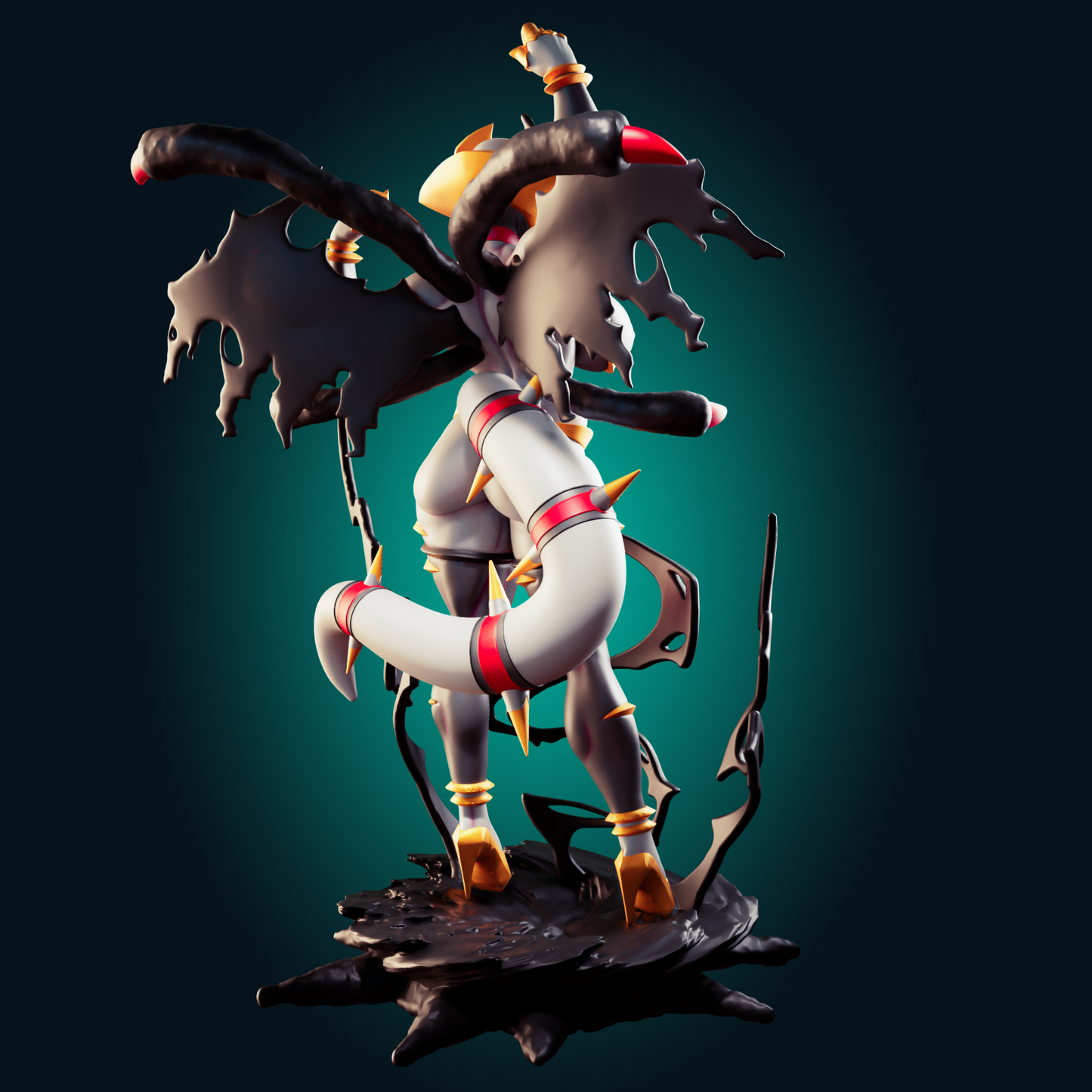 0411 Giratina Pokemon Muscle Mommy - STL 3D Print Files