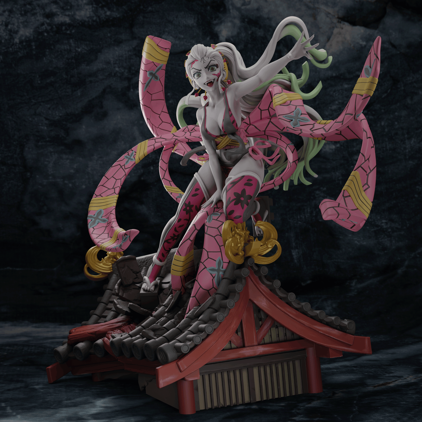 0161 Daki Kimono - Kimetsu no Yaiba (1612) - STL 3D Print Files