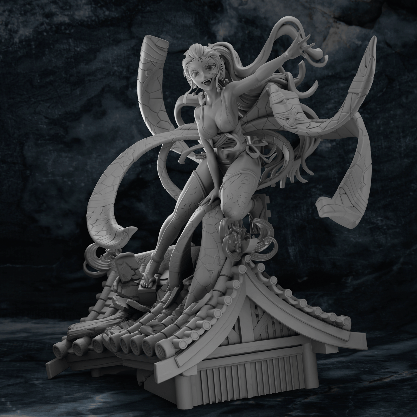 0161 Daki Kimono - Kimetsu no Yaiba (1612) - STL 3D Print Files