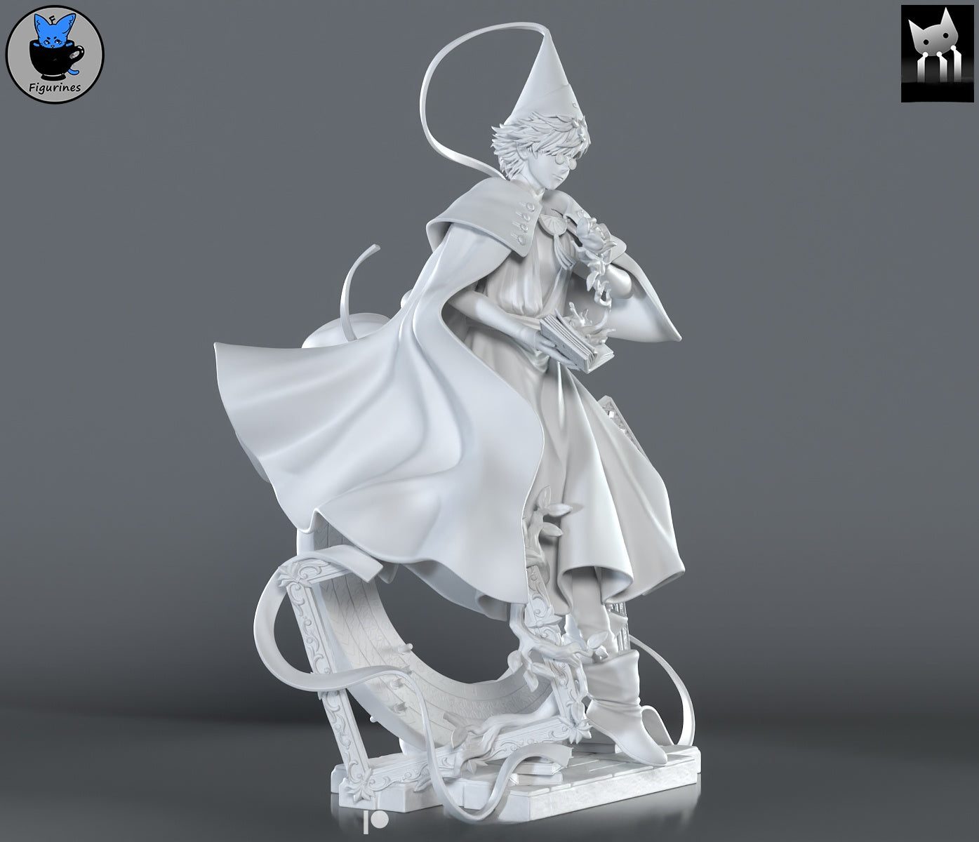 1420 Qifrey_Witch Hat Atelie - STL 3D Print Files