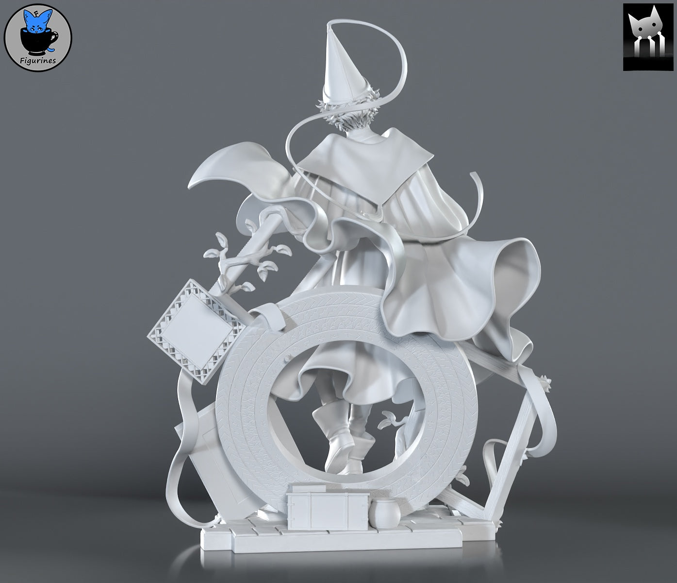 1420 Qifrey_Witch Hat Atelie - STL 3D Print Files