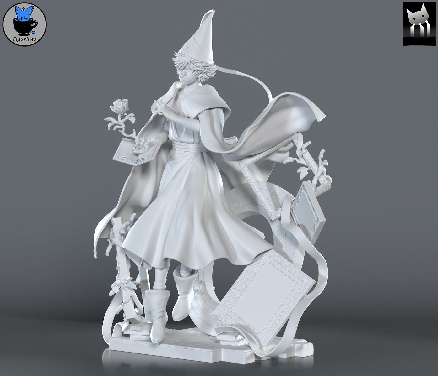 1420 Qifrey_Witch Hat Atelie - STL 3D Print Files