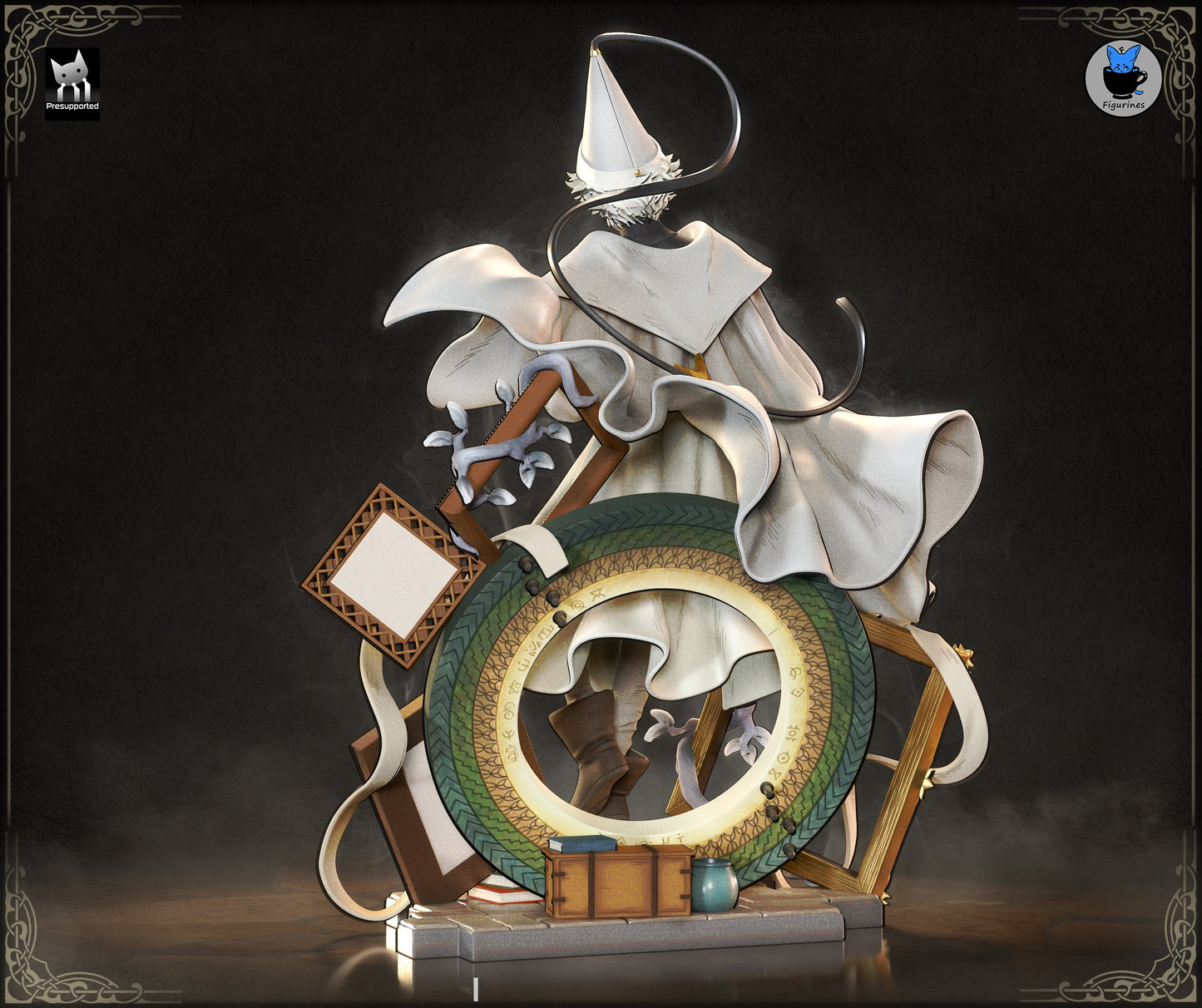1420 Qifrey_Witch Hat Atelie - STL 3D Print Files