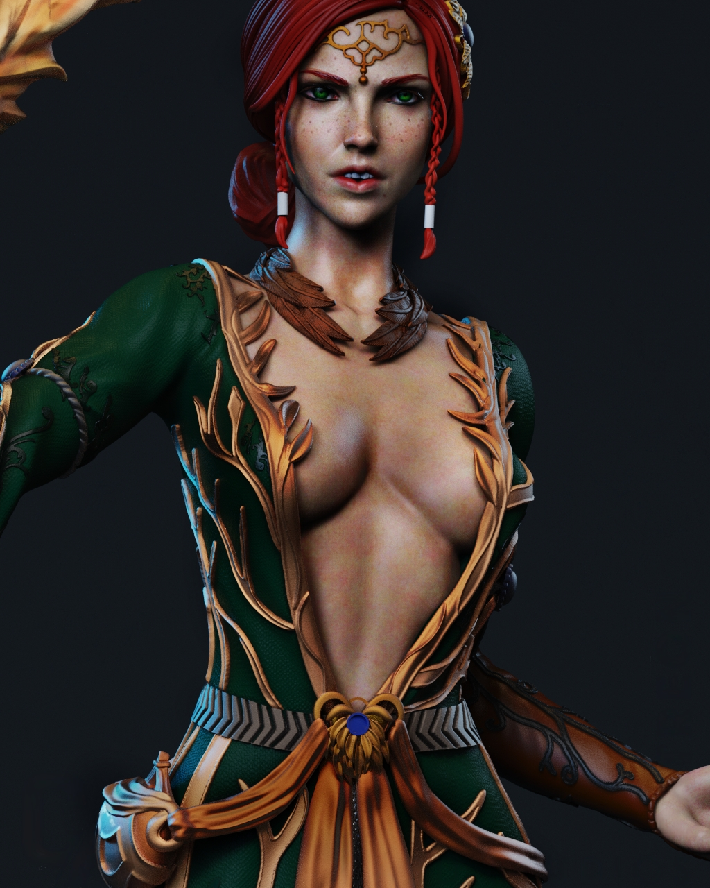 0440 Triss Merigold - Witcher - STL 3D Print Files