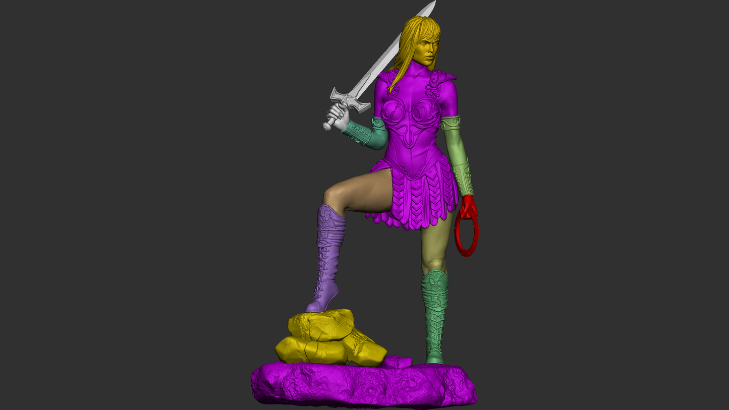 0137 Xena - Warrior Princess - STL 3D Print Files