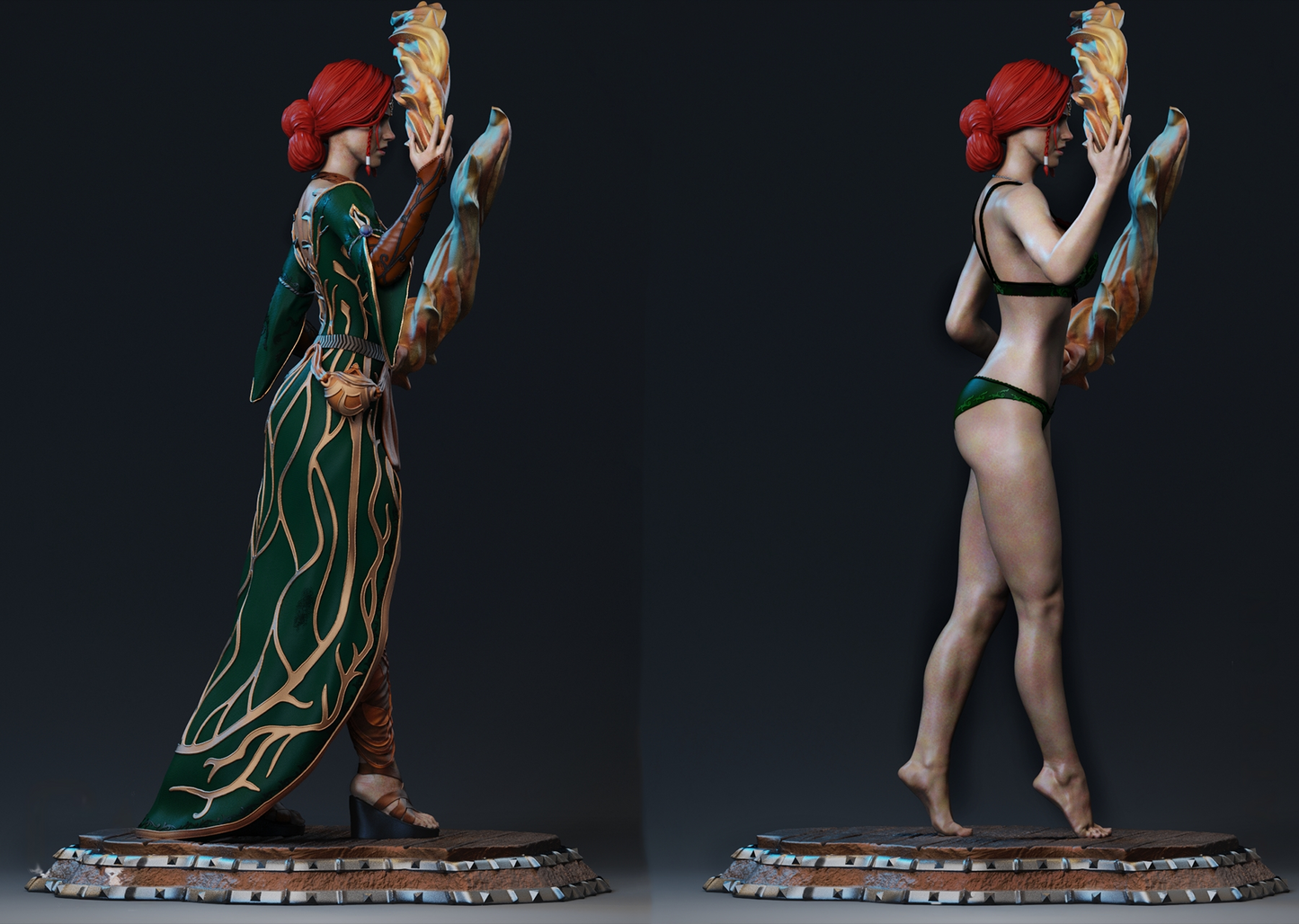0440 Triss Merigold - Witcher - STL 3D Print Files