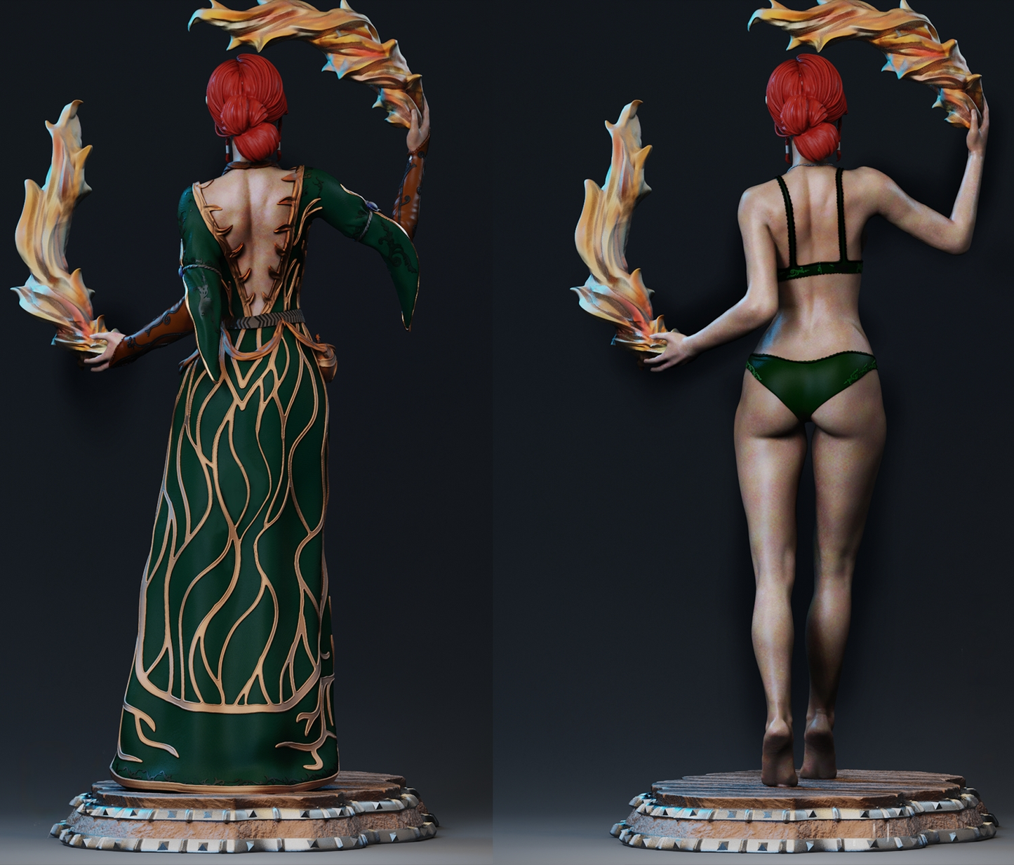 0440 Triss Merigold - Witcher - STL 3D Print Files