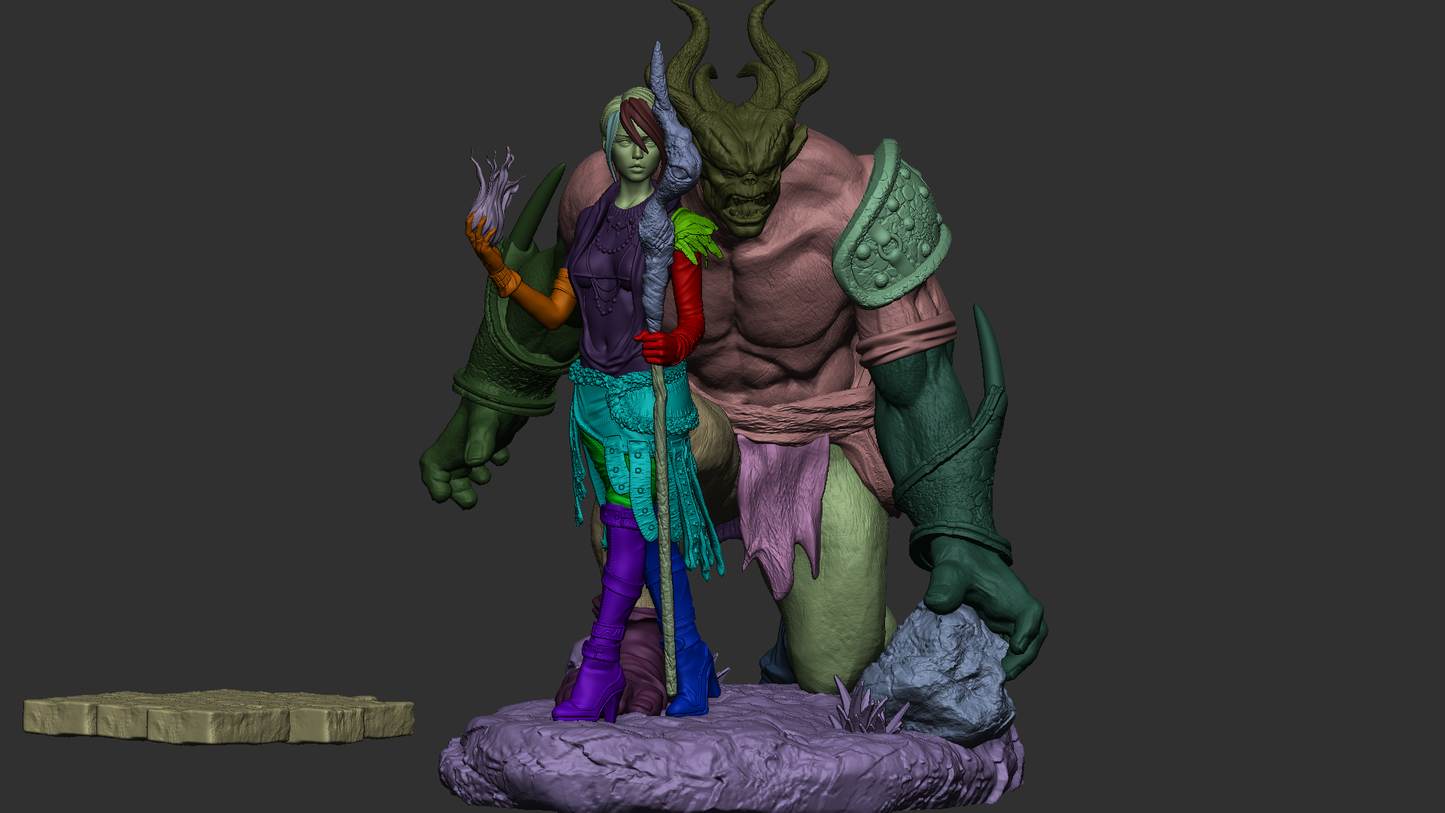 0168 Morrigan - Dragon Age - STL 3D Print Files