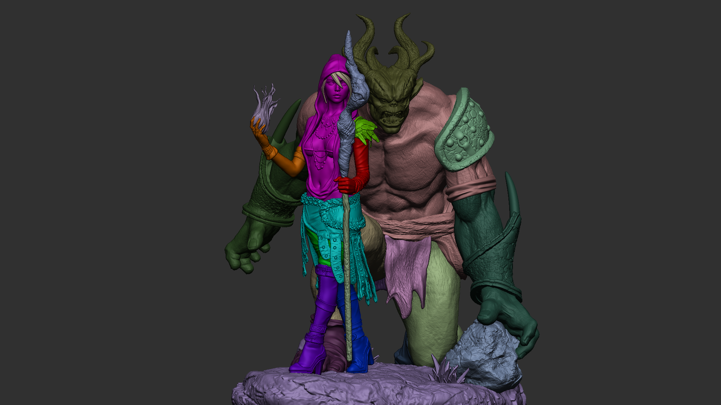 0168 Morrigan - Dragon Age - STL 3D Print Files