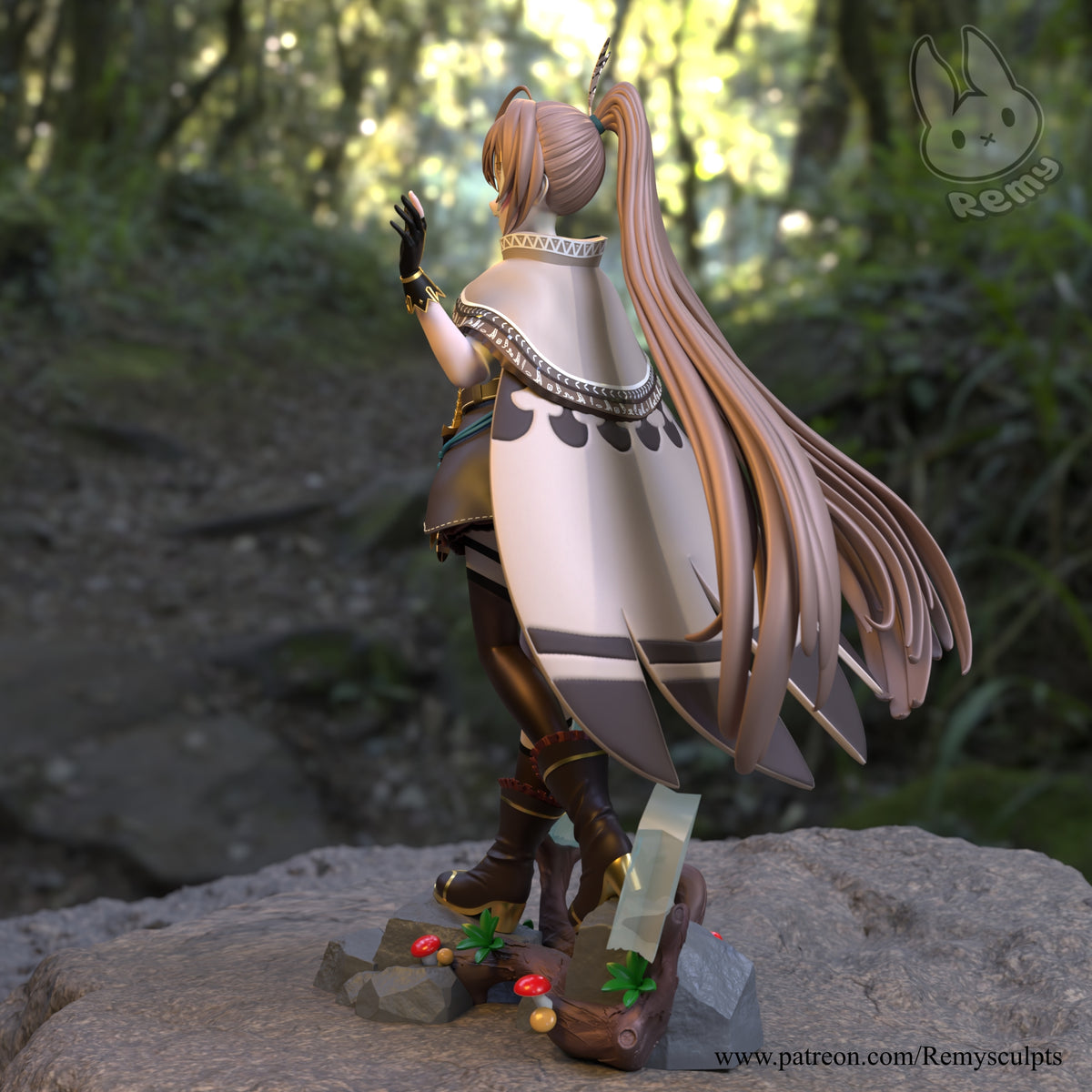 2184 VTuber Nanashi Mumei - STL 3D Print Files