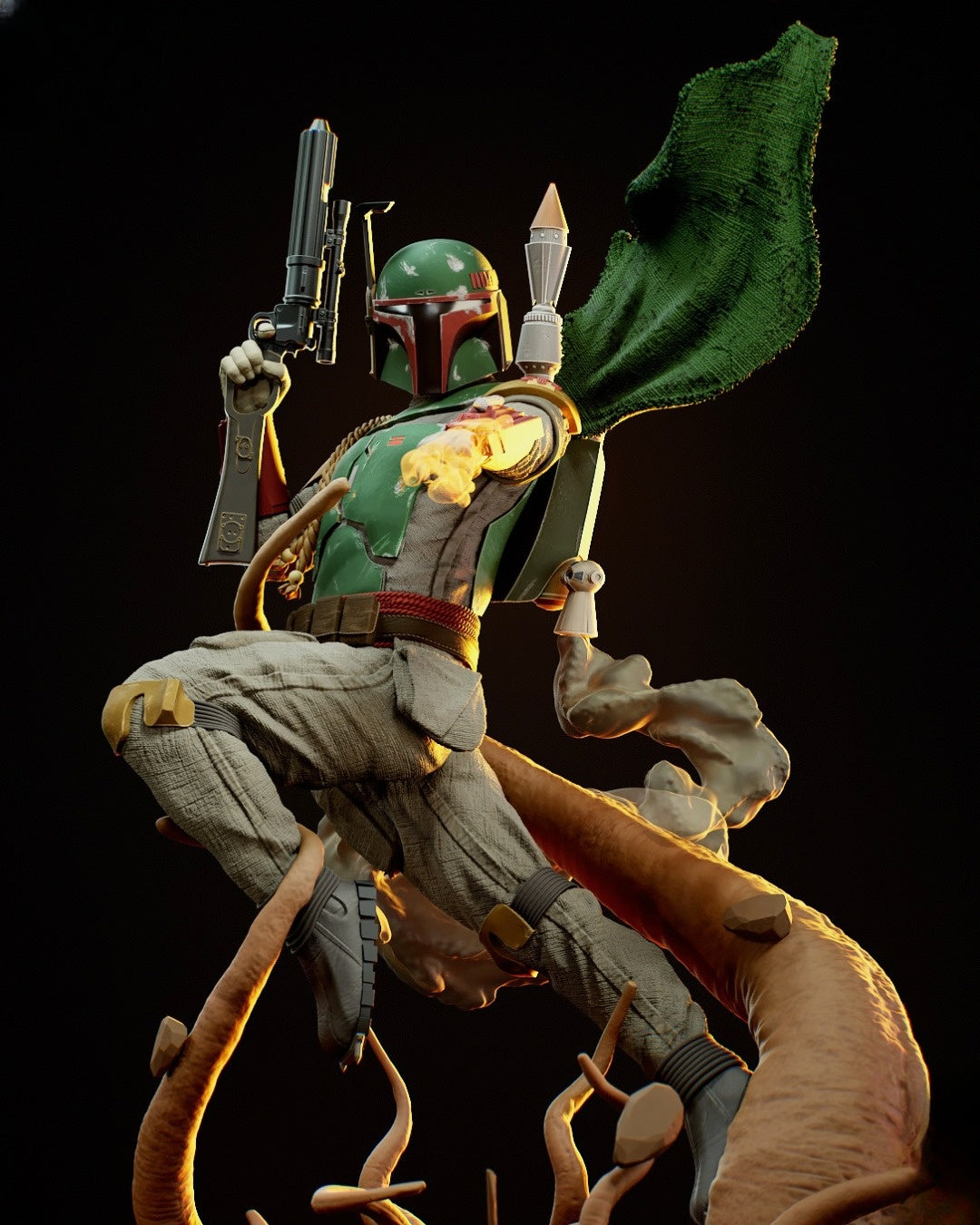 0743 Boba Fett_Star Wars - STL 3D Print Files