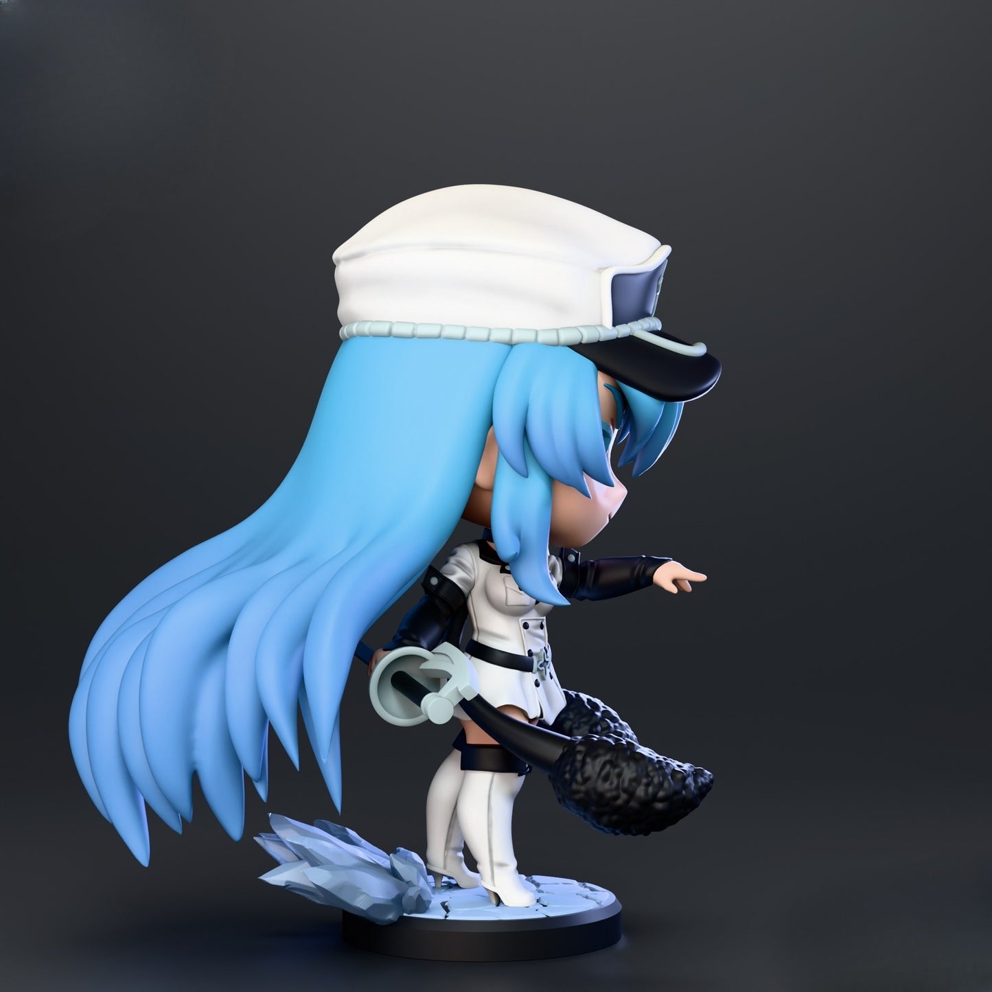 0668 Chibi Esdeath Akame ga Kill - STL 3D Print Files