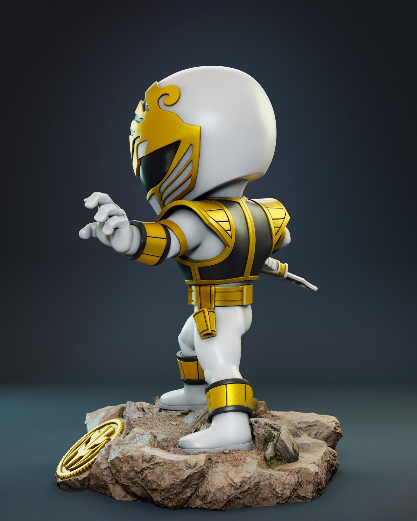1076 White_RangerChampion - STL 3D Print Files