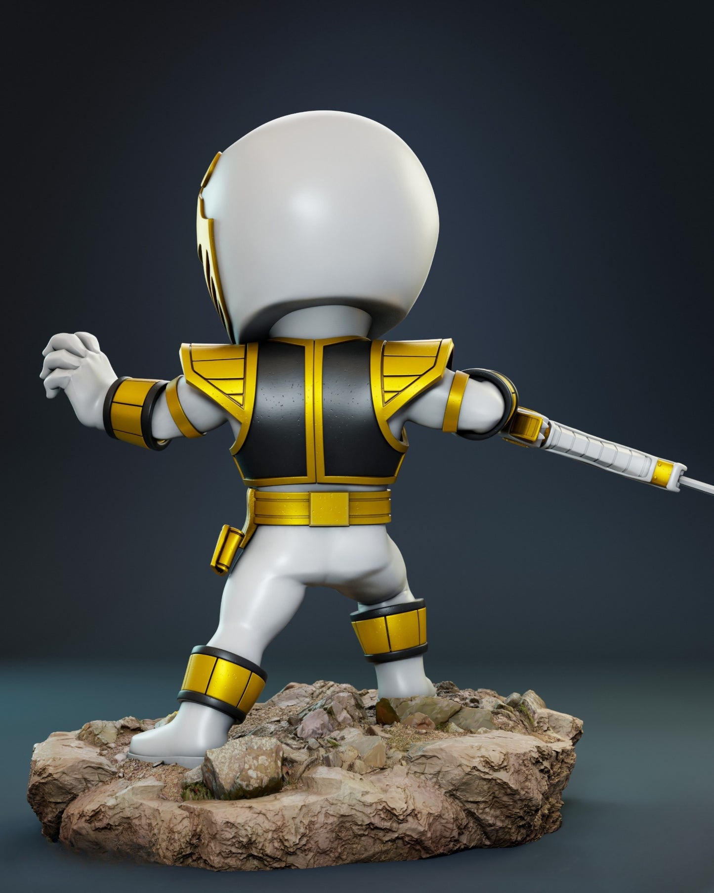 1076 White_RangerChampion - STL 3D Print Files