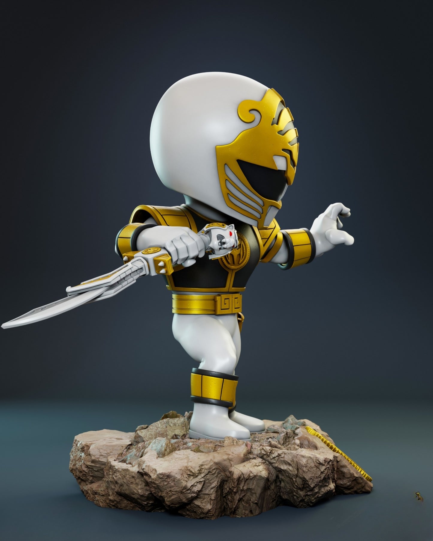 1076 White_RangerChampion - STL 3D Print Files