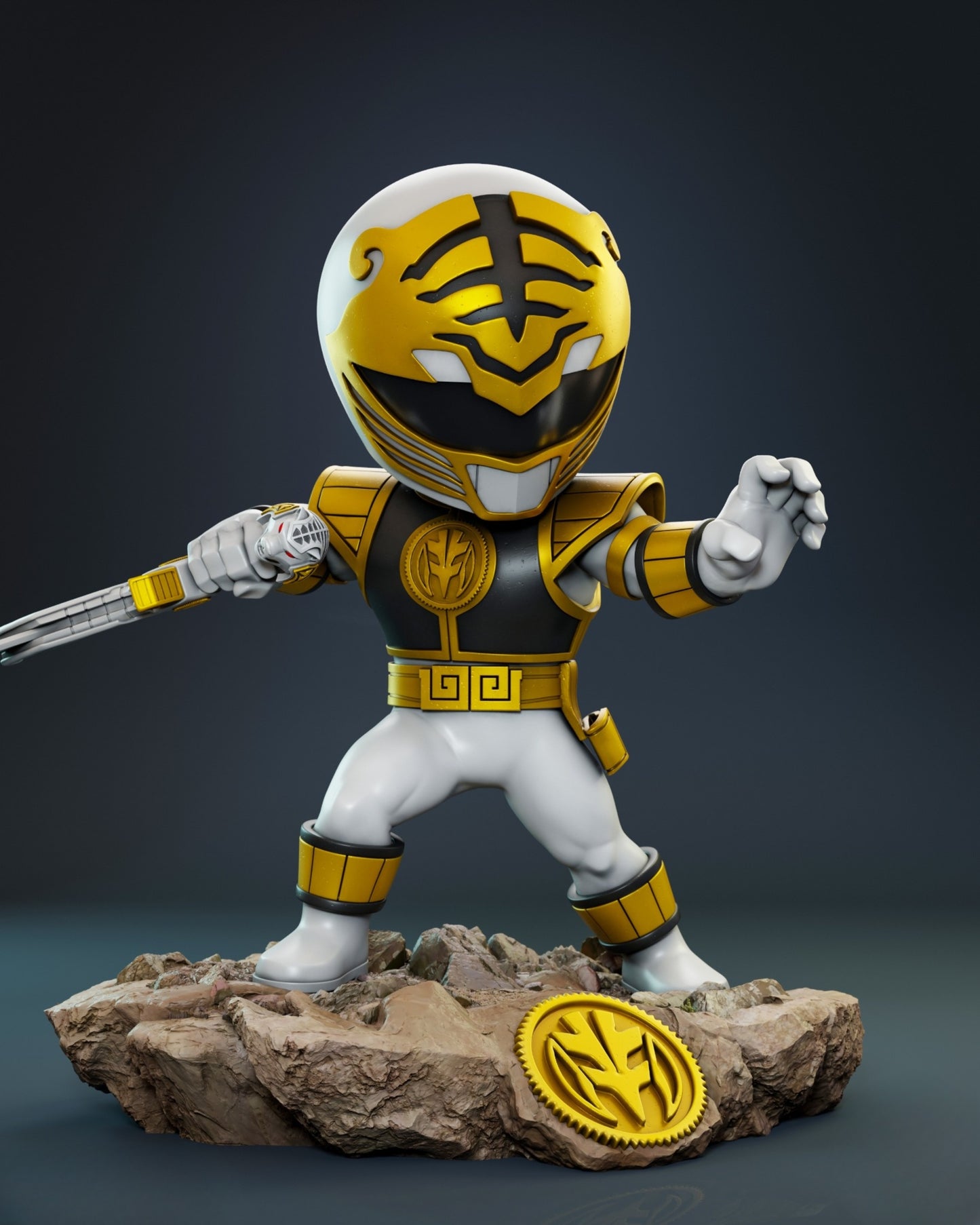 1076 White_RangerChampion - STL 3D Print Files