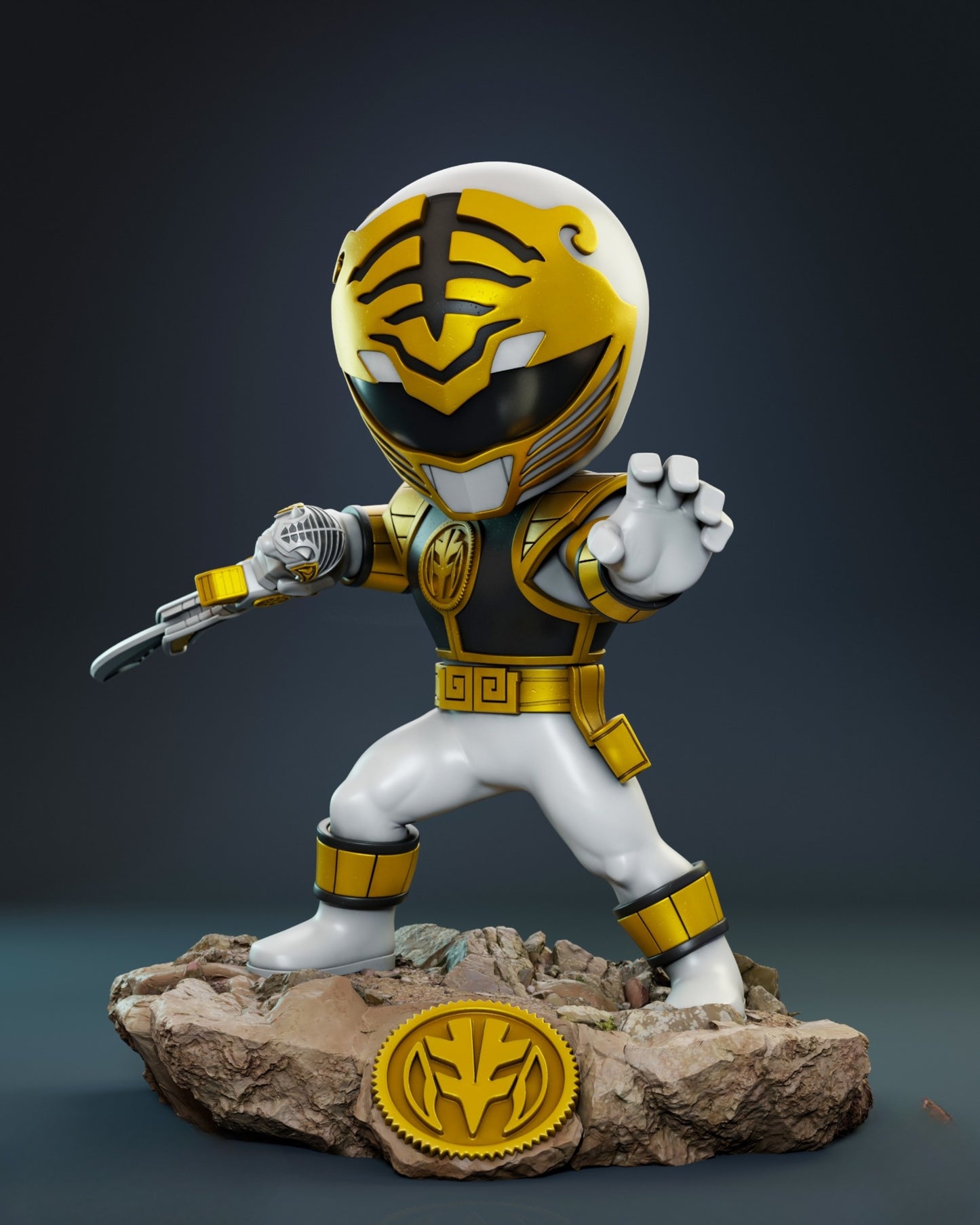 1076 White_RangerChampion - STL 3D Print Files