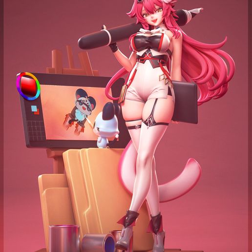 1738 Raora Panthera_VTuber - STL 3D Print Files