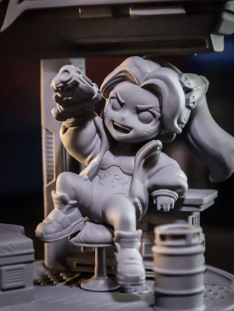 0155 Rebecca from Cyberpunk - STL 3D Print Files