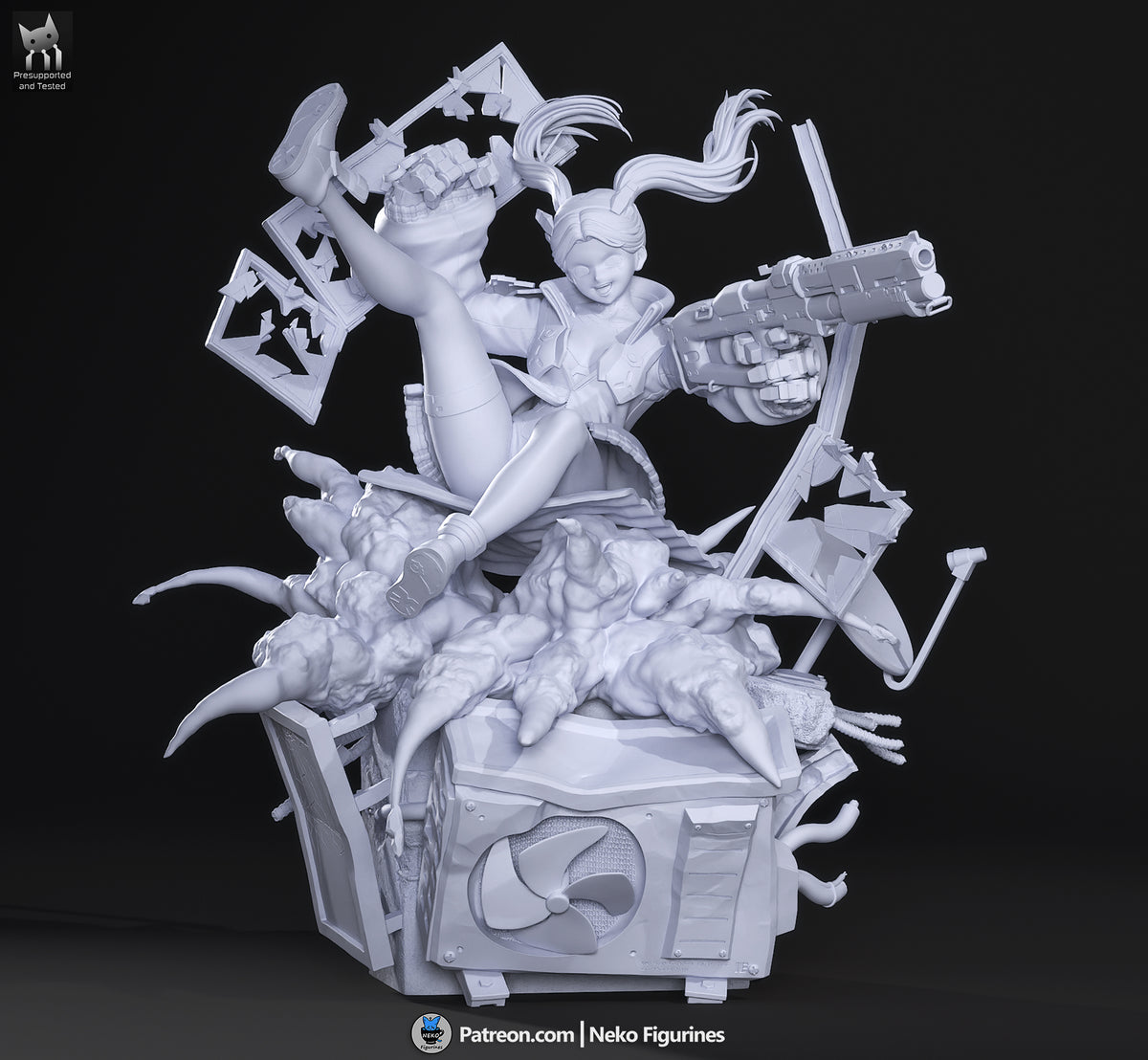 2127 Rebecca_Cyberpunk Edgerunners - STL 3D Print Files