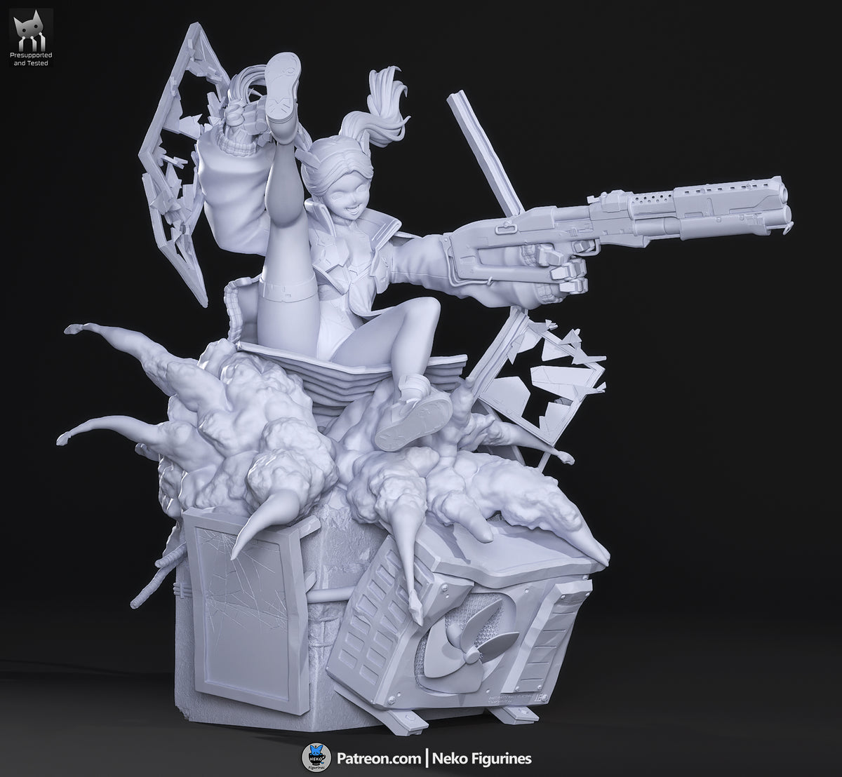 2127 Rebecca_Cyberpunk Edgerunners - STL 3D Print Files