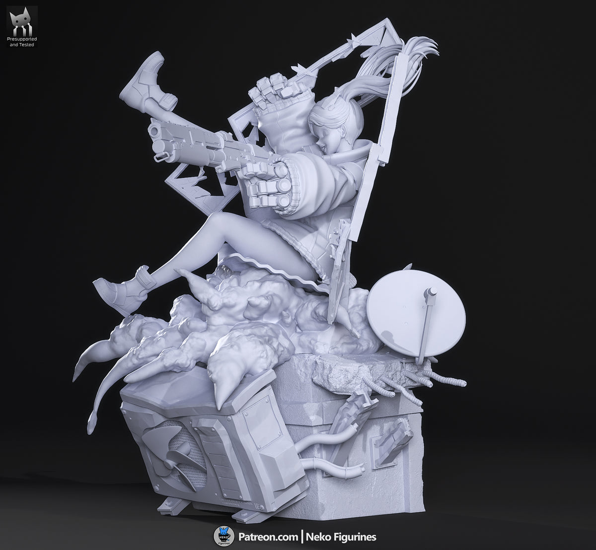 2127 Rebecca_Cyberpunk Edgerunners - STL 3D Print Files