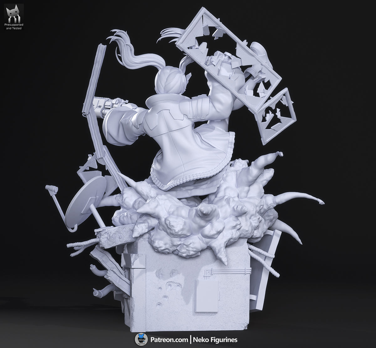2127 Rebecca_Cyberpunk Edgerunners - STL 3D Print Files