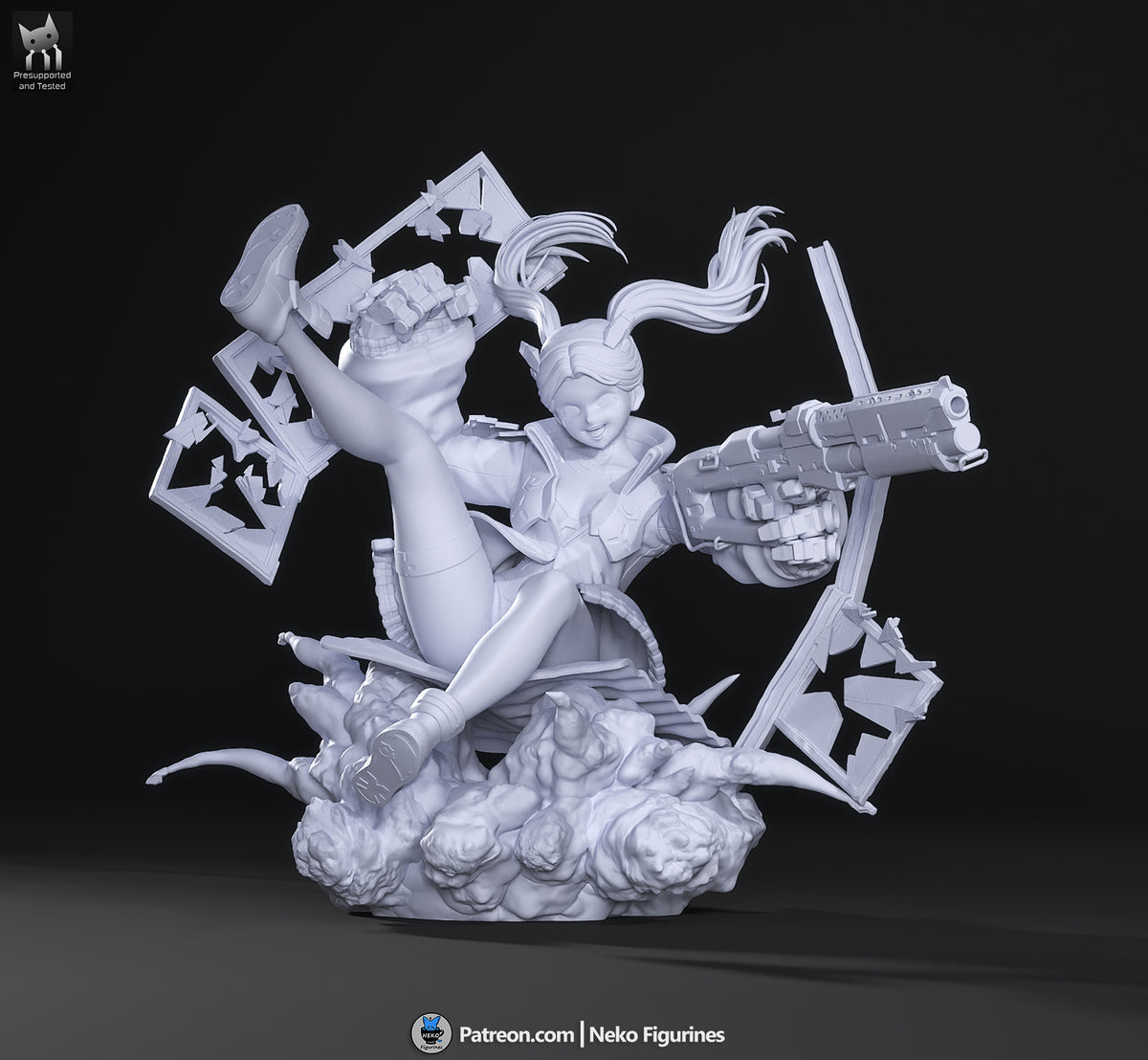 2127 Rebecca_Cyberpunk Edgerunners - STL 3D Print Files