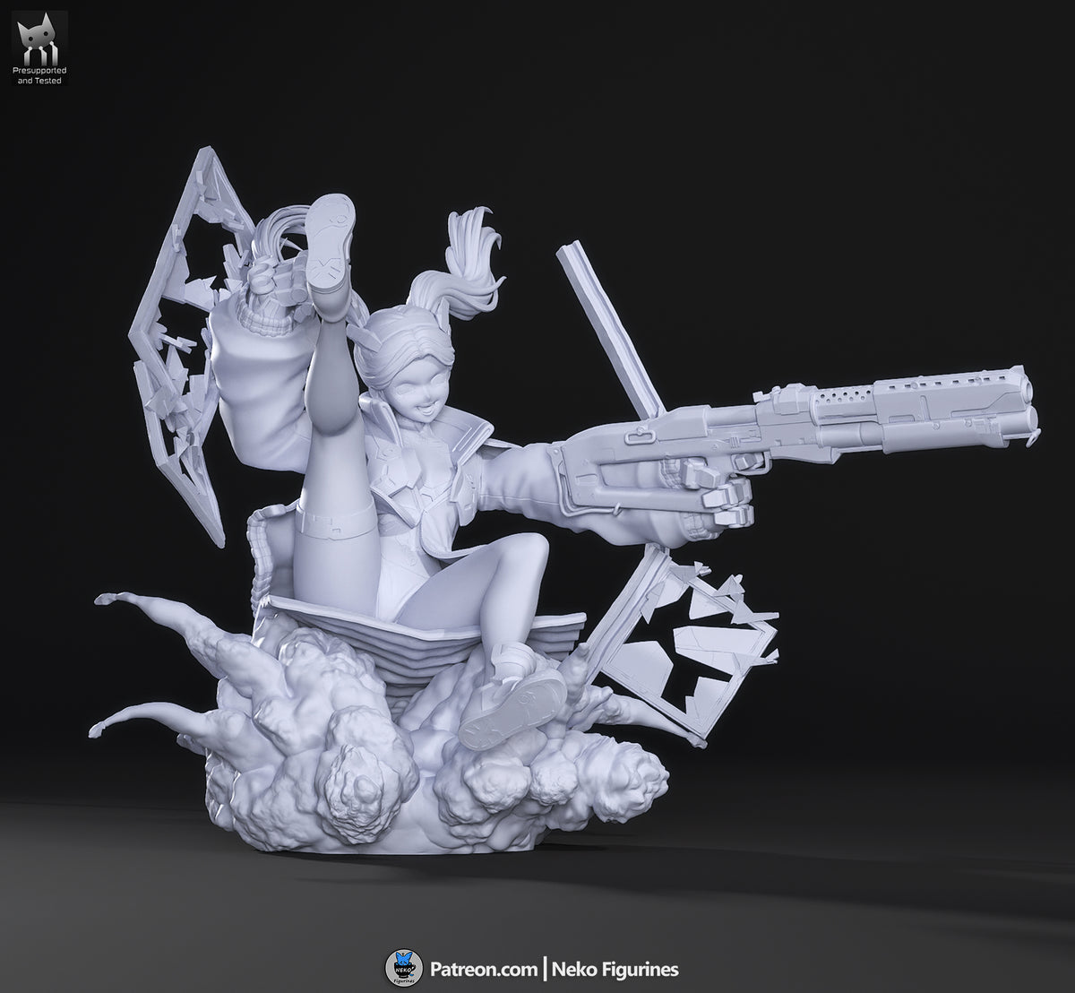 2127 Rebecca_Cyberpunk Edgerunners - STL 3D Print Files