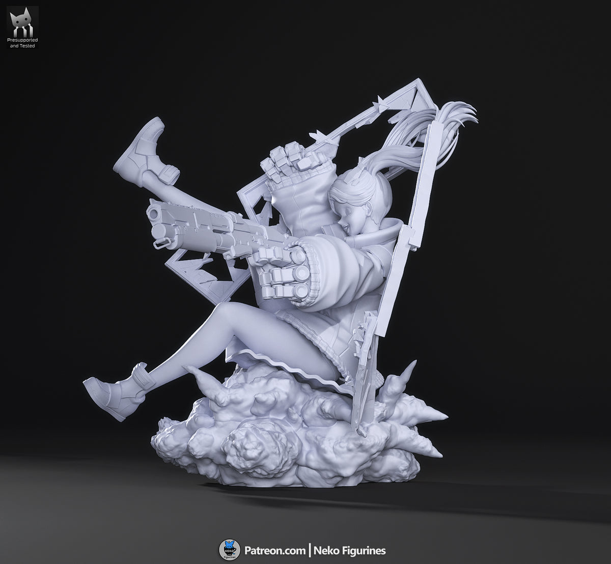2127 Rebecca_Cyberpunk Edgerunners - STL 3D Print Files