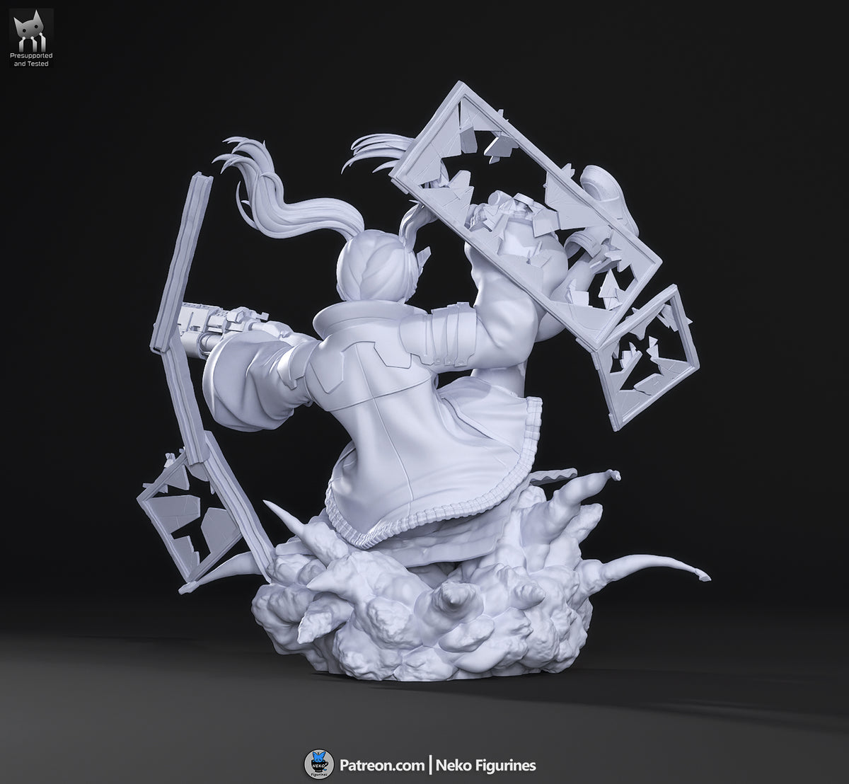 2127 Rebecca_Cyberpunk Edgerunners - STL 3D Print Files