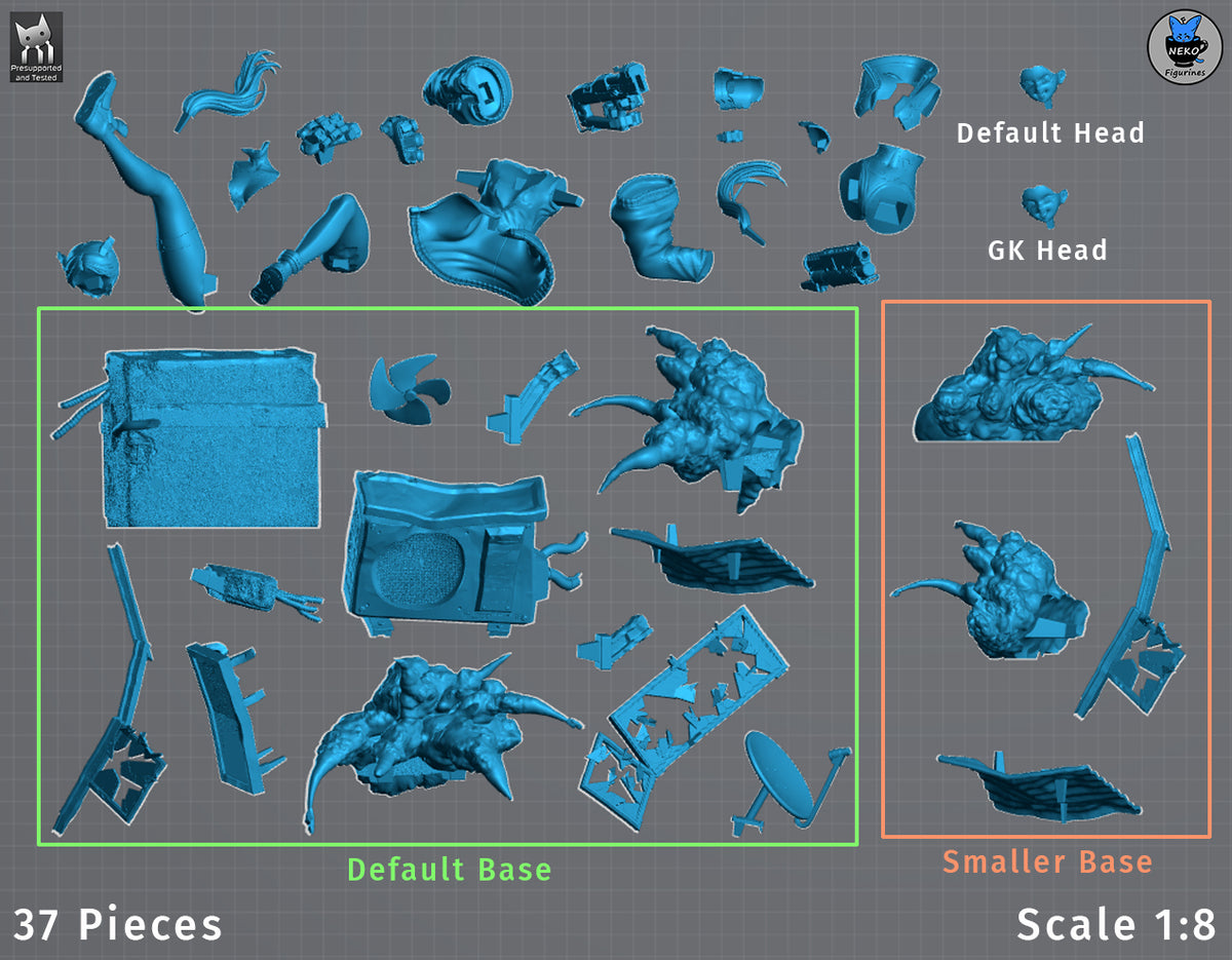 2127 Rebecca_Cyberpunk Edgerunners - STL 3D Print Files
