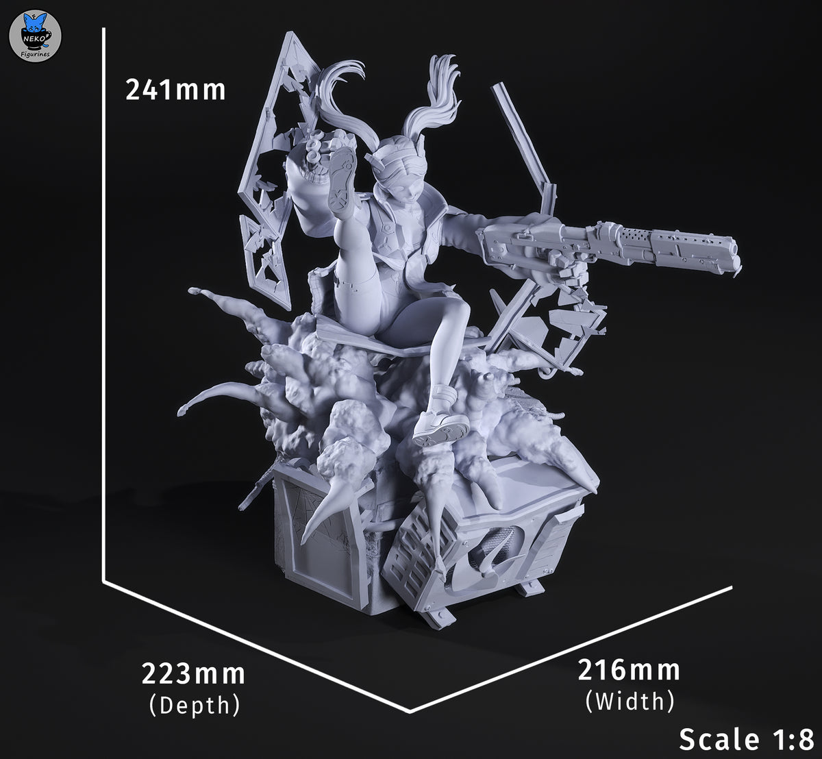 2127 Rebecca_Cyberpunk Edgerunners - STL 3D Print Files