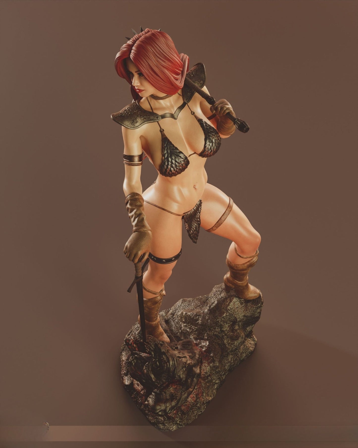 1090 Red Sonja NSFW - Marvel Comics (4232) - STL 3D Print Files