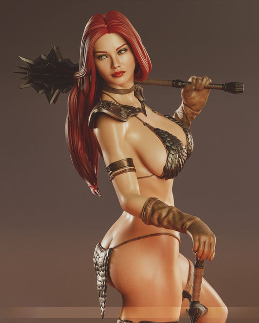 1090 Red Sonja NSFW - Marvel Comics (4232) - STL 3D Print Files