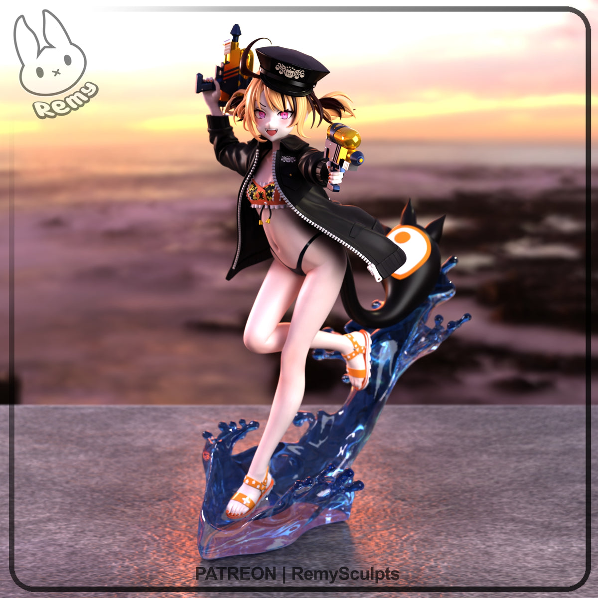 2036 VTuber_Gigi Murin - STL 3D Print Files