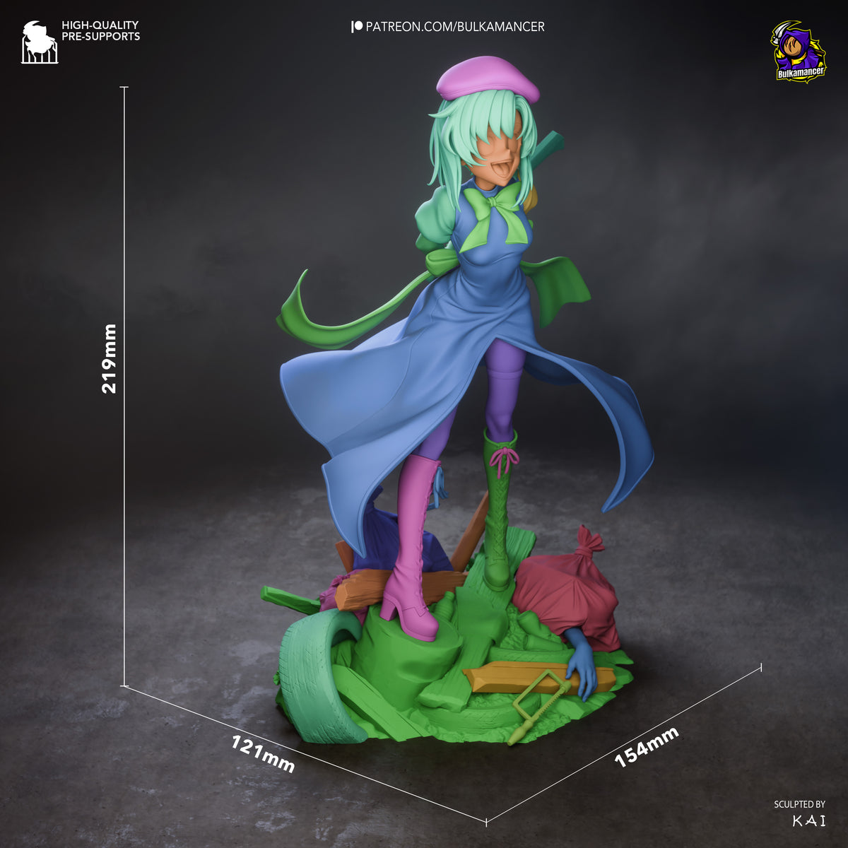 2013 Rena Ryugu_Higurashi When They Cry - STL 3D Print Files