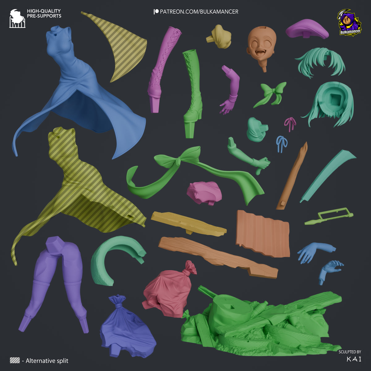 2013 Rena Ryugu_Higurashi When They Cry - STL 3D Print Files