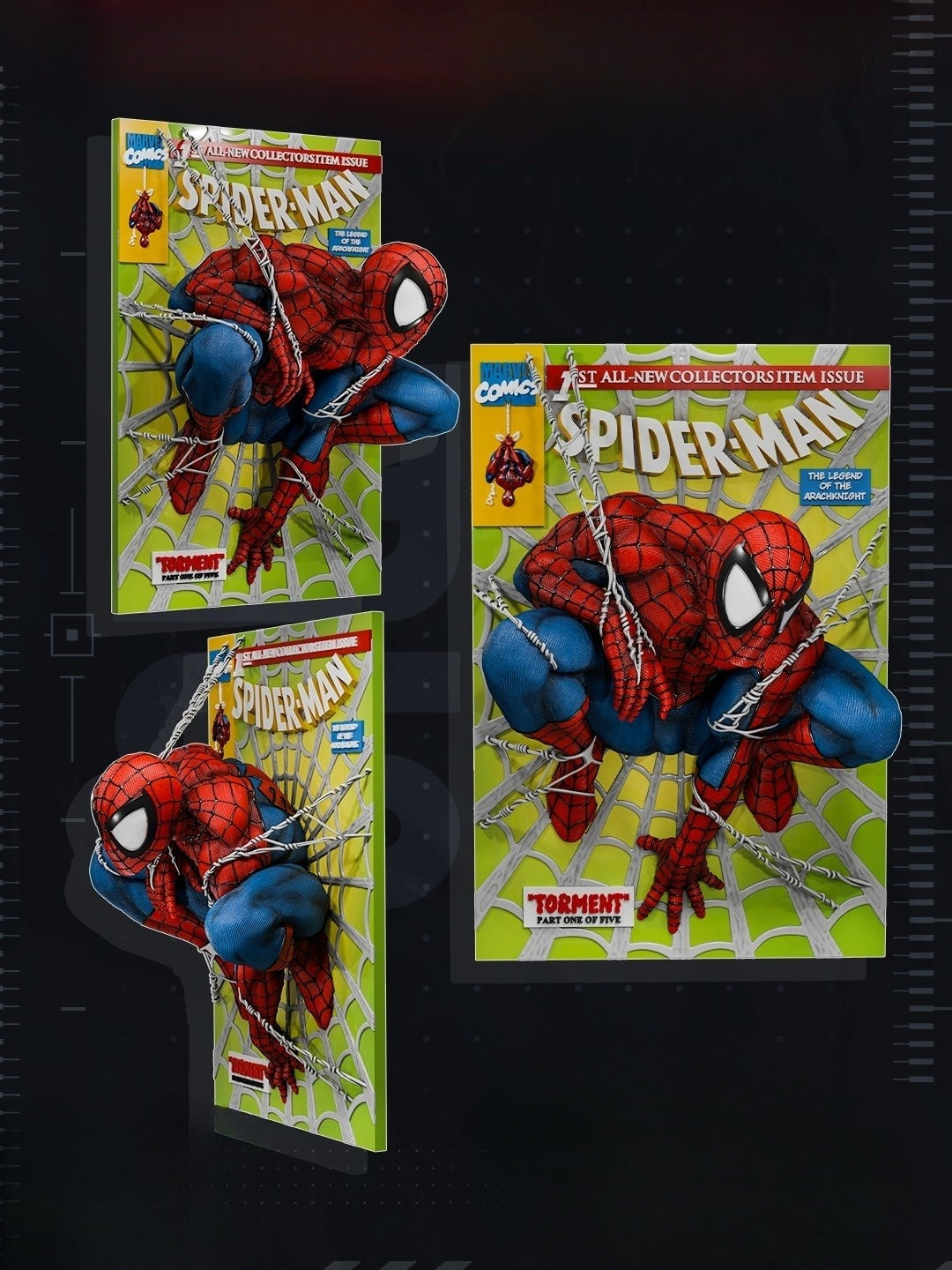 1422 Spiderman Concert Poster - STL 3D Print Files