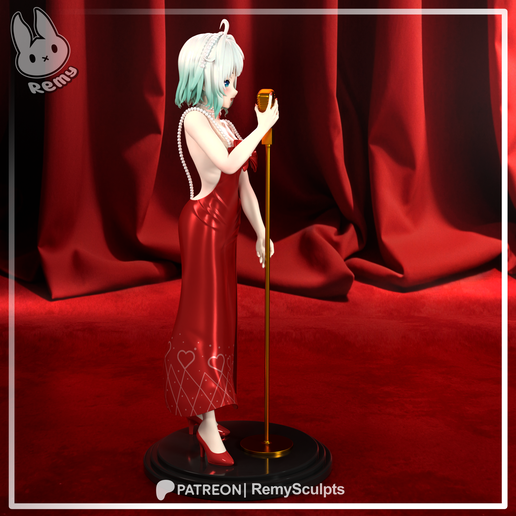 2037 VTuber_Mint Fantôme - STL 3D Print Files