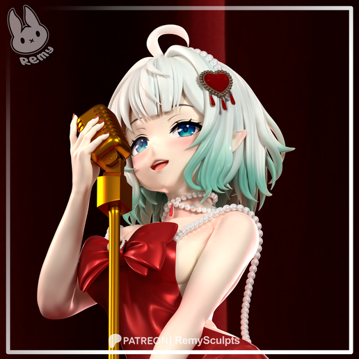 2037 VTuber_Mint Fantôme - STL 3D Print Files