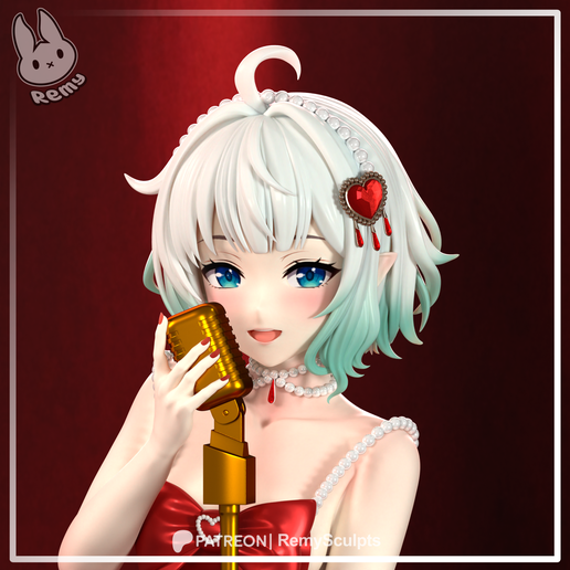 2037 VTuber_Mint Fantôme - STL 3D Print Files