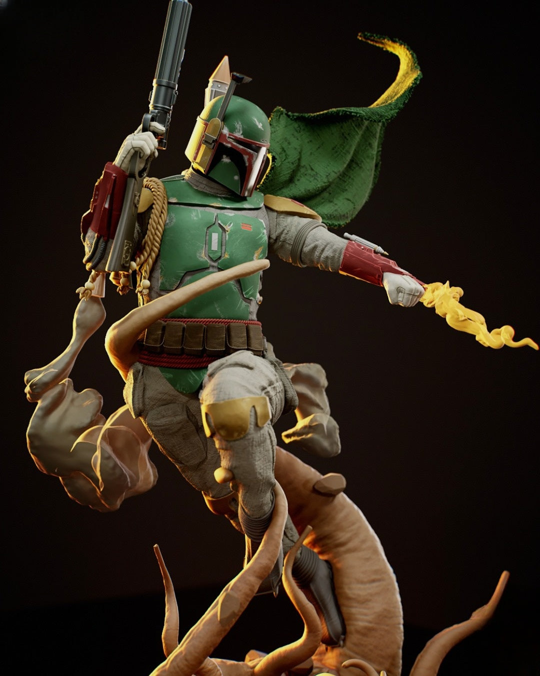 0743 Boba Fett_Star Wars - STL 3D Print Files