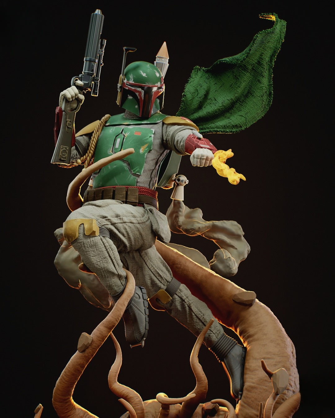 0743 Boba Fett_Star Wars - STL 3D Print Files