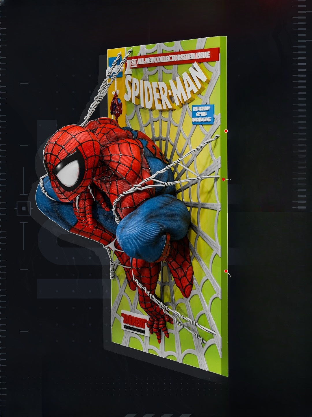 1422 Spiderman Concert Poster - STL 3D Print Files