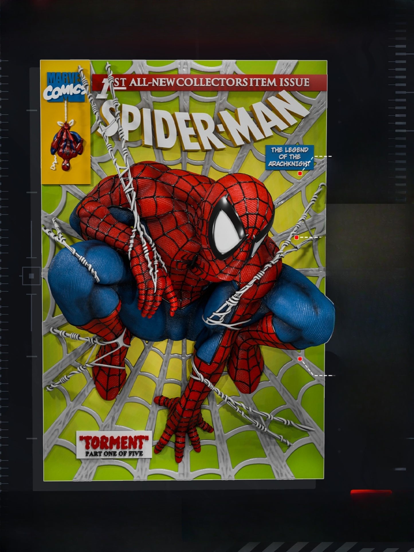 1422 Spiderman Concert Poster - STL 3D Print Files