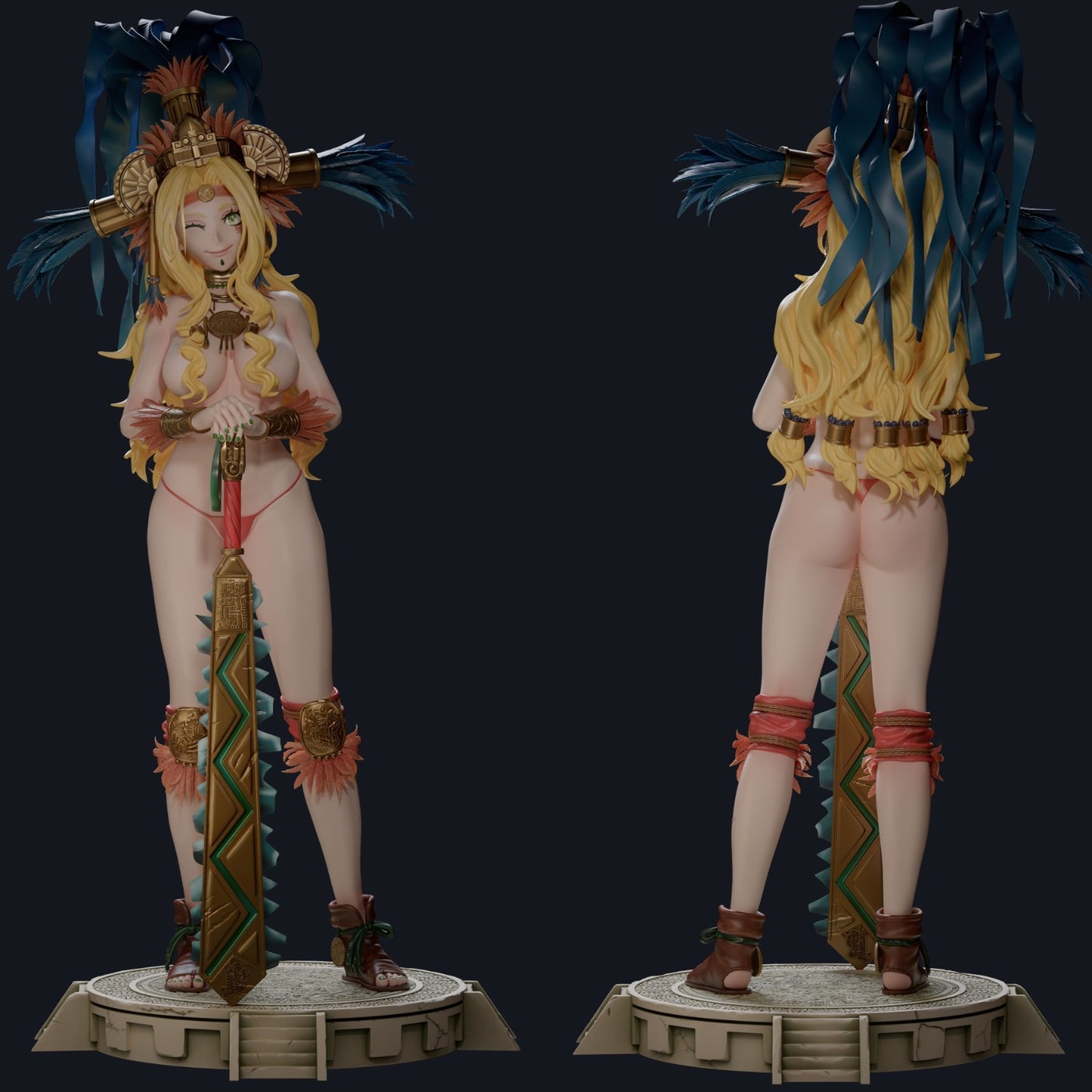0535 Fate Grand Order_Quetzalcoatl - STL 3D Print Files