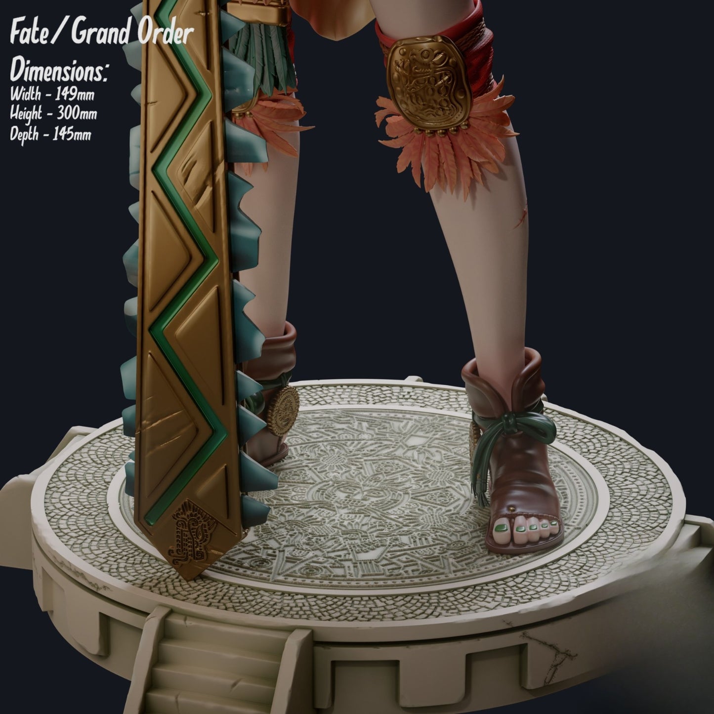 0535 Fate Grand Order_Quetzalcoatl - STL 3D Print Files