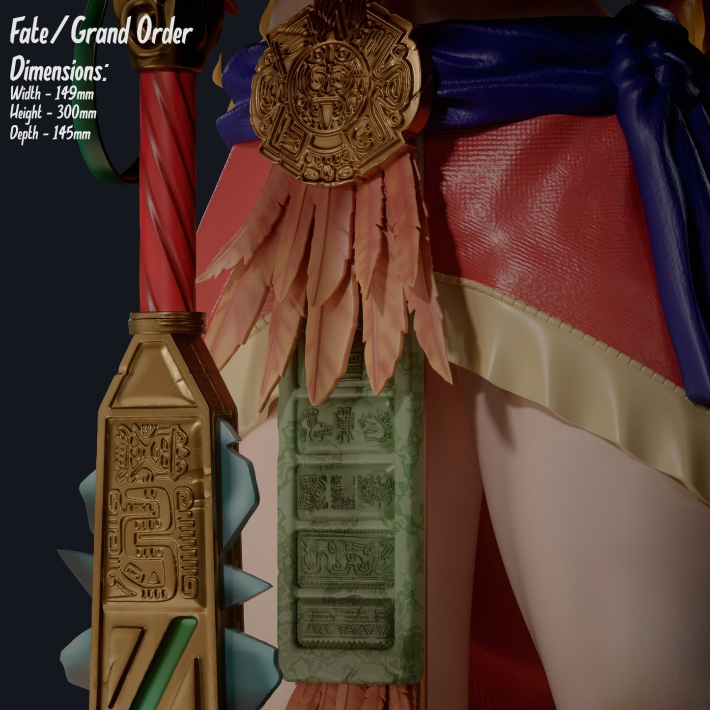 0535 Fate Grand Order_Quetzalcoatl - STL 3D Print Files